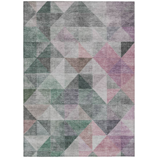 Piper Looms Chantille Geometric ACN2006 Blush Machine Washable Area Rug main image