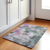 Piper Looms Chantille Geometric ACN2006 Blush Machine Washable Area Rug Scatter Lifestyle Image Feature