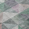 Piper Looms Chantille Geometric ACN2006 Blush Machine Washable Area Rug Swatch Image