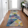 Piper Looms Chantille Geometric ACN2006 Putty Machine Washable Area Rug Runner Lifestyle Image Feature