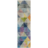 Piper Looms Chantille Geometric ACN2006 Putty Machine Washable Area Rug Runner Main Image