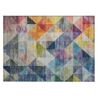 Piper Looms Chantille Geometric ACN2006 Putty Machine Washable Area Rug Scatter Main Image