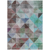 Piper Looms Chantille Geometric ACN2006 Silver Machine Washable Area Rug main image