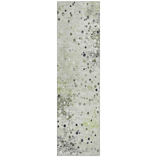 Piper Looms Chantille Abstract ACN2007 Aloe Machine Washable Area Rug Runner Main Image