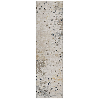 Piper Looms Chantille Abstract ACN2007 Ivory Machine Washable Area Rug Runner Main Image