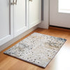 Piper Looms Chantille Abstract ACN2007 Ivory Machine Washable Area Rug Scatter Lifestyle Image Feature