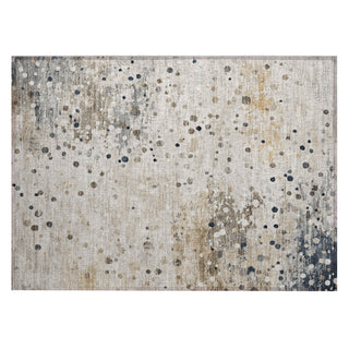 Piper Looms Chantille Abstract ACN2007 Ivory Machine Washable Area Rug Scatter Main Image