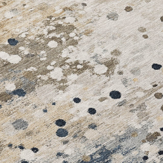Piper Looms Chantille Abstract ACN2007 Ivory Machine Washable Area Rug Swatch Image