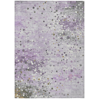Piper Looms Chantille Abstract ACN2007 Lavender Machine Washable Area Rug main image