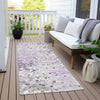 Piper Looms Chantille Abstract ACN2007 Lavender Machine Washable Area Rug Runner Outdoor Lifestyle Image Feature
