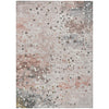 Piper Looms Chantille Abstract ACN2007 Salmon Machine Washable Area Rug main image