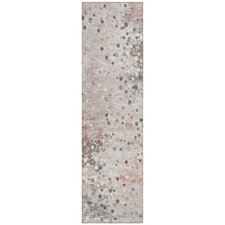 Piper Looms Chantille Abstract ACN2007 Salmon Machine Washable Area Rug Runner Main Image