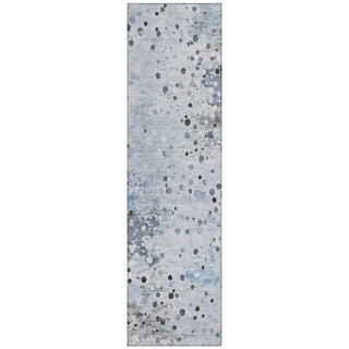 Piper Looms Chantille Abstract ACN2007 Sky Machine Washable Area Rug Runner Main Image
