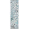Piper Looms Chantille Abstract ACN2007 Teal Machine Washable Area Rug Runner Main Image