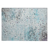 Piper Looms Chantille Abstract ACN2007 Teal Machine Washable Area Rug Scatter Main Image