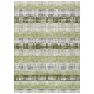 Piper Looms Chantille Stripes ACN2008 Aloe Machine Washable Area Rug main image