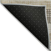 Piper Looms Chantille Stripes ACN2008 Beige Machine Washable Area Rug Backing Image