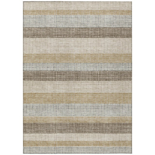Piper Looms Chantille Stripes ACN2008 Beige Machine Washable Area Rug main image