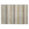 Piper Looms Chantille Stripes ACN2008 Beige Machine Washable Area Rug Scatter Main Image