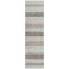 Piper Looms Chantille Stripes ACN2008 Taupe Machine Washable Area Rug Runner Main Image