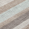 Piper Looms Chantille Stripes ACN2008 Taupe Machine Washable Area Rug Swatch Image