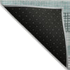 Piper Looms Chantille Stripes ACN2008 Teal Machine Washable Area Rug Backing Image