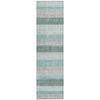 Piper Looms Chantille Stripes ACN2008 Teal Machine Washable Area Rug Runner Main Image
