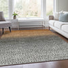 Piper Looms Chantille Abstract ACN2009 Copper Machine Washable Area Rug Lifestyle Image Feature
