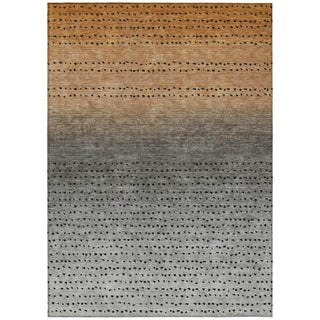 Piper Looms Chantille Abstract ACN2009 Copper Machine Washable Area Rug main image