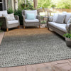 Piper Looms Chantille Abstract ACN2009 Copper Machine Washable Area Rug Outdoor Lifestyle Image Feature