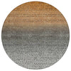 Piper Looms Chantille Abstract ACN2009 Copper Machine Washable Area Rug Round Main Image