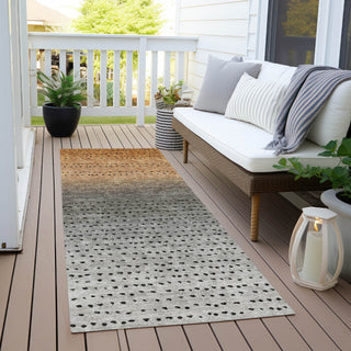 Piper Looms Chantille Abstract ACN2009 Copper Machine Washable Area Rug Runner Outdoor Lifestyle Image Feature
