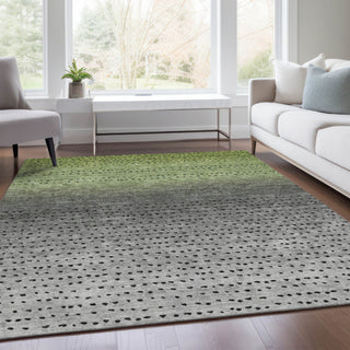 Piper Looms Chantille Abstract ACN2009 Fern Machine Washable Area Rug Lifestyle Image Feature