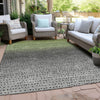 Piper Looms Chantille Abstract ACN2009 Fern Machine Washable Area Rug Outdoor Lifestyle Image Feature