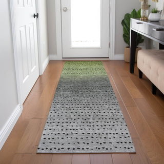 Piper Looms Chantille Abstract ACN2009 Fern Machine Washable Area Rug Runner Lifestyle Image Feature