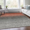 Piper Looms Chantille Abstract ACN2009 Paprika Machine Washable Area Rug Lifestyle Image Feature