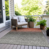 Piper Looms Chantille Abstract ACN2009 Paprika Machine Washable Area Rug Outdoor Lifestyle Image Feature