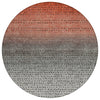 Piper Looms Chantille Abstract ACN2009 Paprika Machine Washable Area Rug Round Main Image