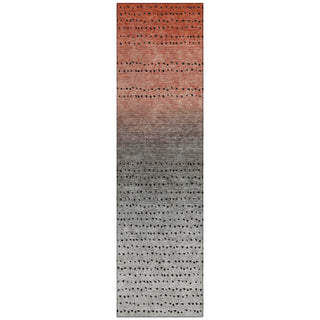 Piper Looms Chantille Abstract ACN2009 Paprika Machine Washable Area Rug Runner Main Image