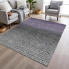 Piper Looms Chantille Abstract ACN2009 Purple Machine Washable Area Rug Lifestyle Image Feature
