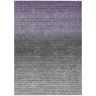Piper Looms Chantille Abstract ACN2009 Purple Machine Washable Area Rug main image
