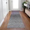 Piper Looms Chantille Abstract ACN2009 Purple Machine Washable Area Rug Runner Lifestyle Image Feature