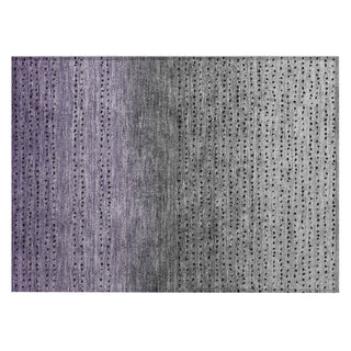 Piper Looms Chantille Abstract ACN2009 Purple Machine Washable Area Rug Scatter Main Image