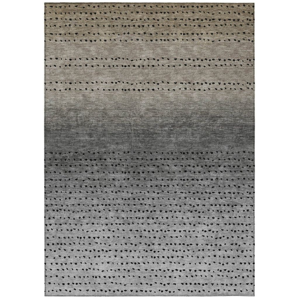 Piper Looms Chantille Abstract ACN2009 Taupe Machine Washable Area Rug main image