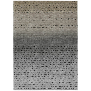 Piper Looms Chantille Abstract ACN2009 Taupe Machine Washable Area Rug main image