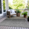 Piper Looms Chantille Abstract ACN2009 Taupe Machine Washable Area Rug Outdoor Lifestyle Image Feature