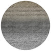 Piper Looms Chantille Abstract ACN2009 Taupe Machine Washable Area Rug Round Main Image