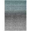 Piper Looms Chantille Abstract ACN2009 Teal Machine Washable Area Rug main image