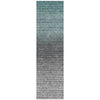 Piper Looms Chantille Abstract ACN2009 Teal Machine Washable Area Rug Runner Main Image