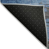 Piper Looms Chantille Abstract ACN2010 Denim Machine Washable Area Rug Backing Image